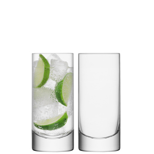 LSA Bar Set of 2 Highball Glasses